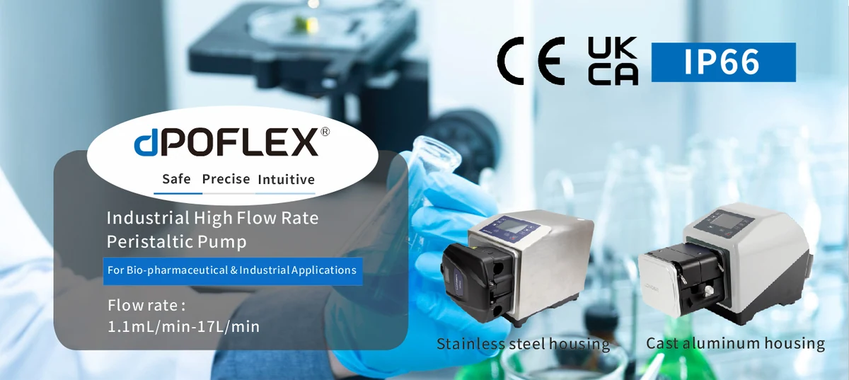 Новые перистальтические насосы dPOFLEX для биофармацевтических технологий и промышленного применения - изображение 2